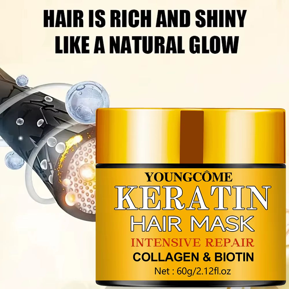 Hair Repairs Hair Mask Essential Oil Nourishing for Dry Damaged Biotin Collagen Keratin Treatment Hairs Conditioner Hair